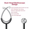 Dealmed Economy Dual-Head Stethoscope, Light Blue, Ea. 786406